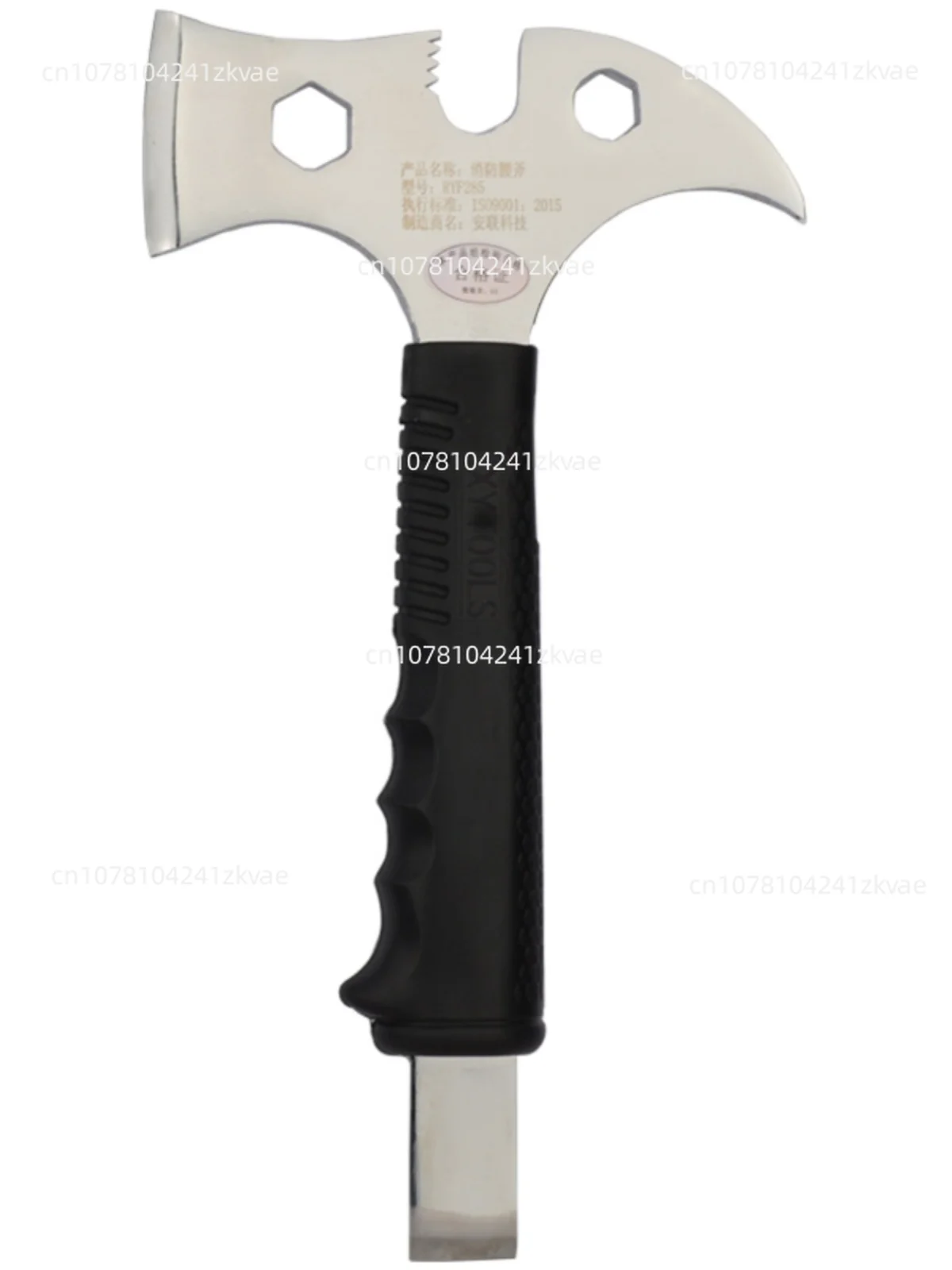 Multi-functional manual fire rescue waist axe tool with axe, hammer, cutter and nail puller