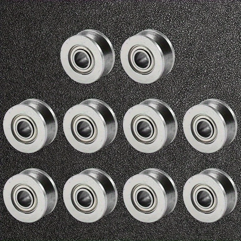 10Pcs  High Carbon Steel Bearings 4x13x6mm Double Shielded Long Service Life Linear Motion System Accessories Easy To Install