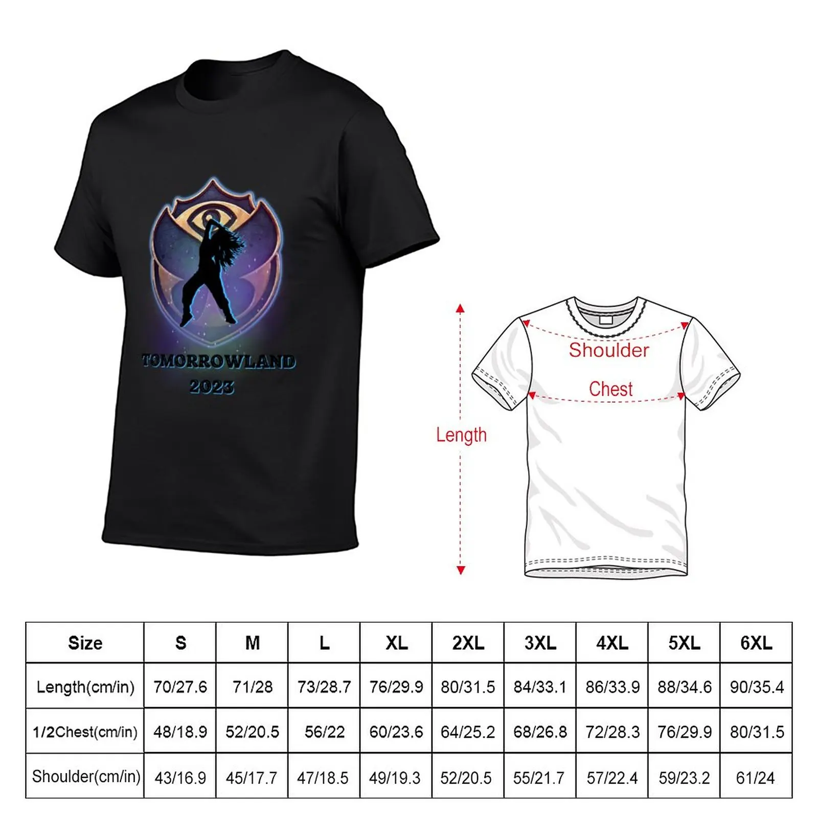 New Tomorrowland 2023 T-Shirt Oversized t-shirt boys t shirts plain white t shirts men