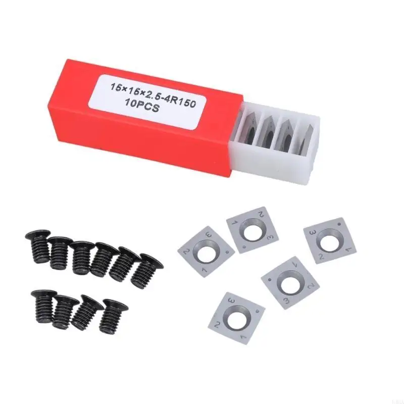 10pcs Square Insert Cutter for DIY Lathe Turning Rougher Tool