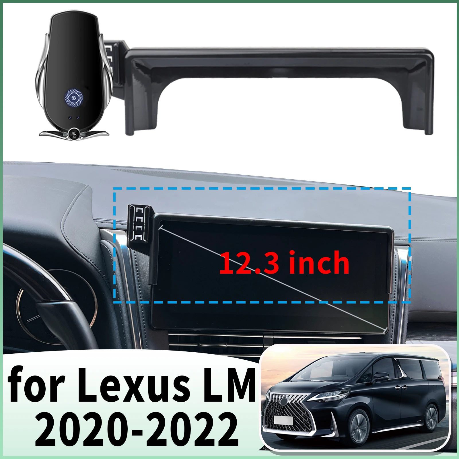 

fit for Lexus LM 2020 2021 2022 Specific Dashboard Navigation Phone Holder Mount Design Car​​ accessoires