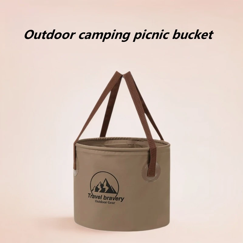 دلو غسيل السيارات المحمول في الهواء الطلق، دلو حمام القدم القابل للطي، حوض غسيل السفر، دلو الغسيل والتخييم #2