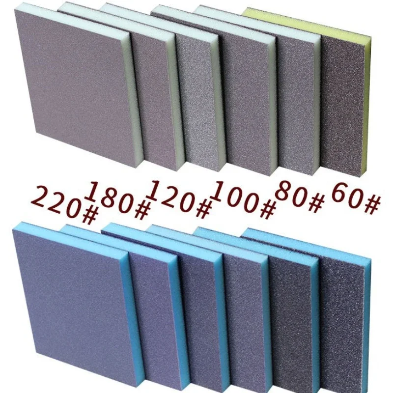 1Pcs, Dry and Wet Sanding Sponge Block, Double Sided Sponge, Cleaning Sponge Block, High Quality