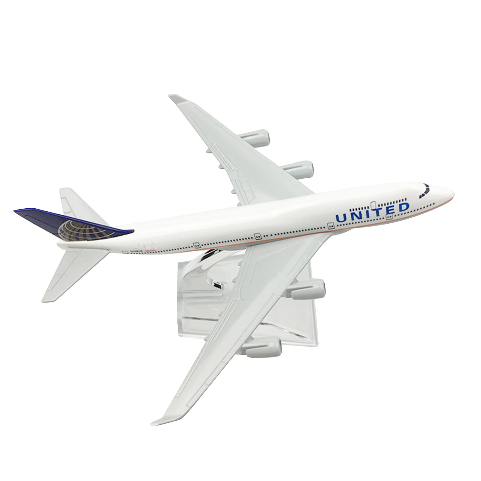 1 مجموعة 1/400 مقياس 16 سنتيمتر B747 نموذج اللعب طائرة 747 الخطوط الجوية المتحدة سبيكة معدنية طفل طائرة طائرة ث/حامل الاطفال هدية جمع