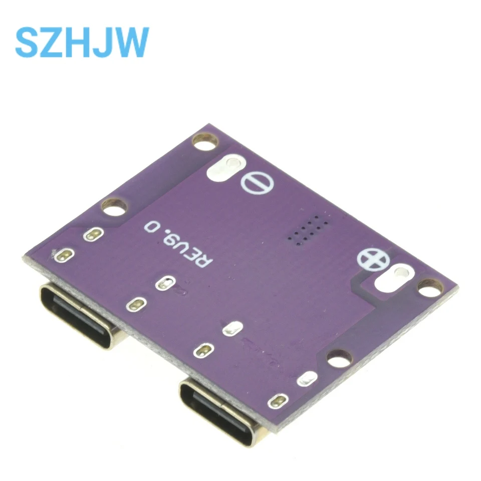 Dual TYPE-C USB Output DC6V-36V to 5V 3A DC-DC Dual TYPE-C Interface Step-Down Module Charging Module 9V/12V/24V/36V