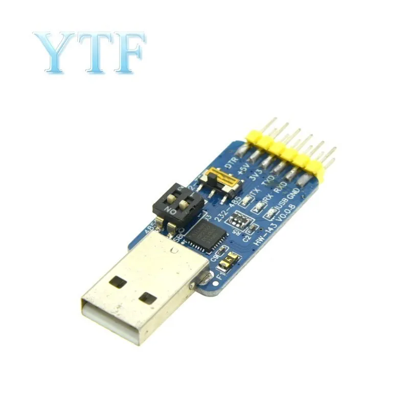 CP2102 USB-UART 6-in-1 Multifunctional(USB-TTL/RS485/232,TTL-RS232/485,232 to 485) Serial Adapter for