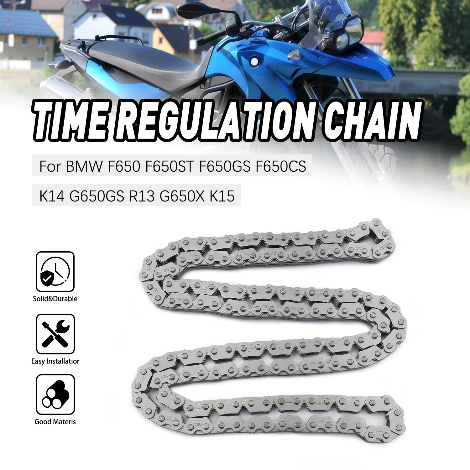 

For BWM F650GS F700GS F800GS F800GT F800R F800S 11317690475 Motorcycle Motorbike Engine Parts Cam Timing Chain