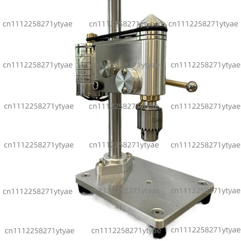 Micro Bench Drill 0.3-4mm Mini Drilling Machine Precision Watch Repair Tool Bench Drill With Speed Adjustable Power Adapter