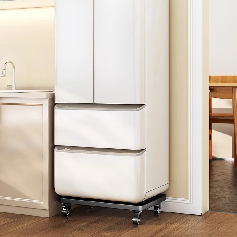 Universal Appliance Riser Base with 360° Wheels Mobile Pedestal for Washing Machine & Refrigerator Non-Slip Storage Shelf