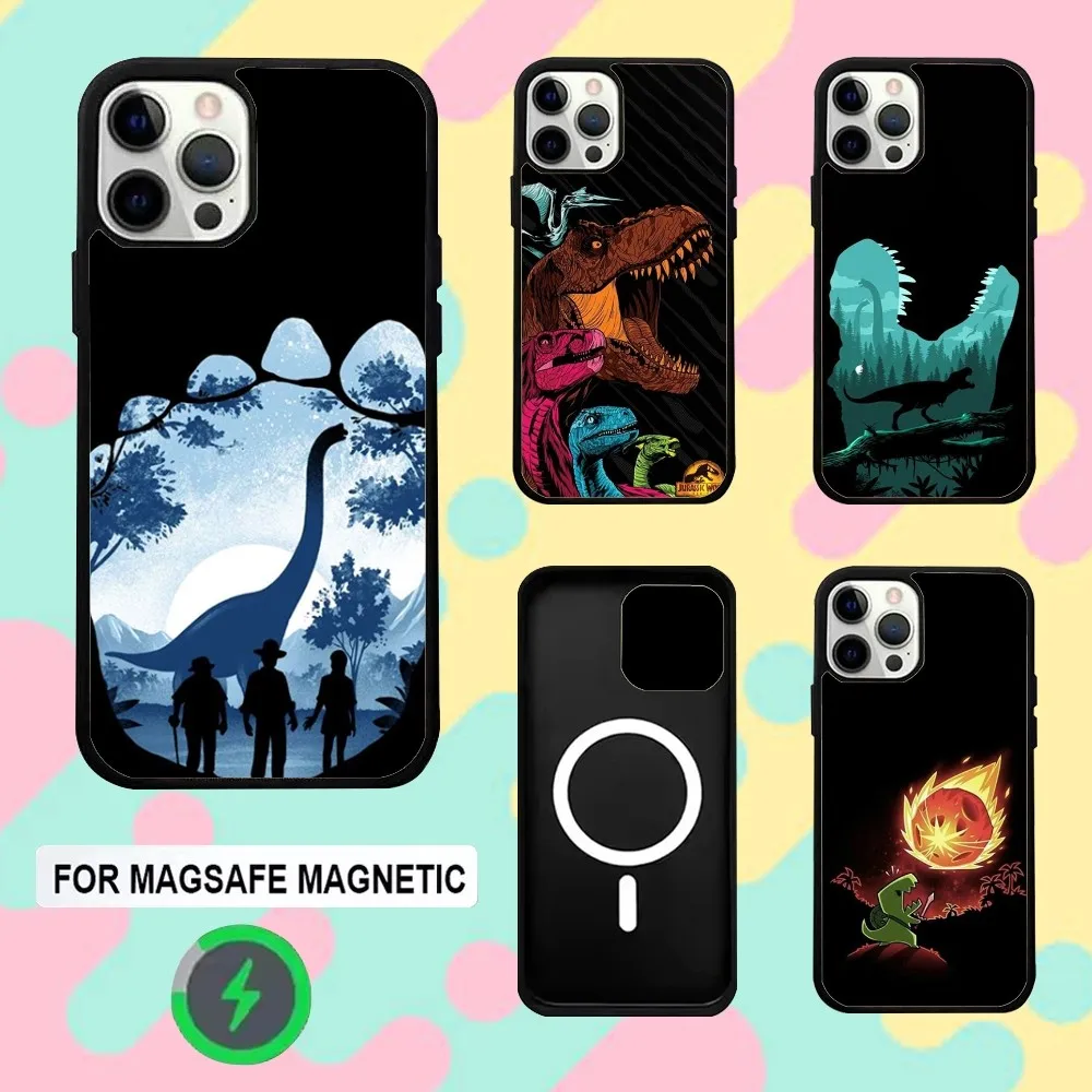 

J-JurassicS Park Phone Case For iPhone 16,15,14,13,12,11,Plus,Pro,Max,Mini Magsafe Magnetic Wireless Charging