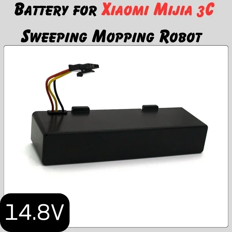 3200mAh 4800mAh 6800mAh 9800mAh 14.8V lithium battery for Xiaomi Mijia 3C Sweeping Mopping Robot long-lasting Rechargeable