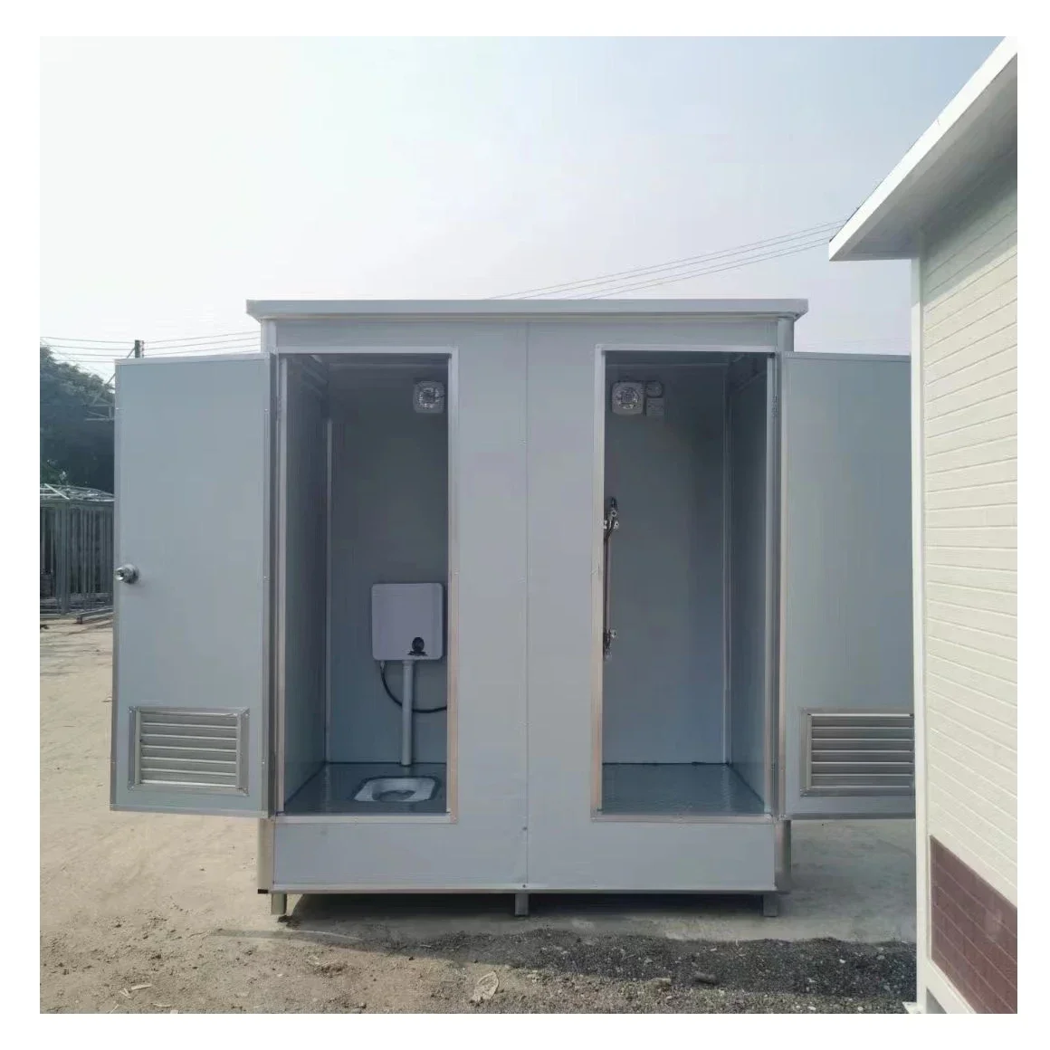 Portable Outdoor Prefab Toilet, Mobile Shower Room, Eco-friendly Material Easy To Assemble