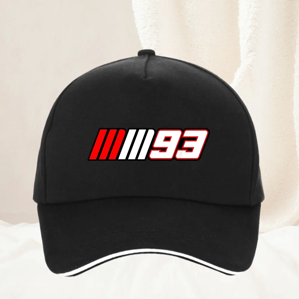 Summer Motorcycle Race Car No. 93 Printed Baseball Cap Fashion Leisure Sports man racing hat Adjustable Golf hats