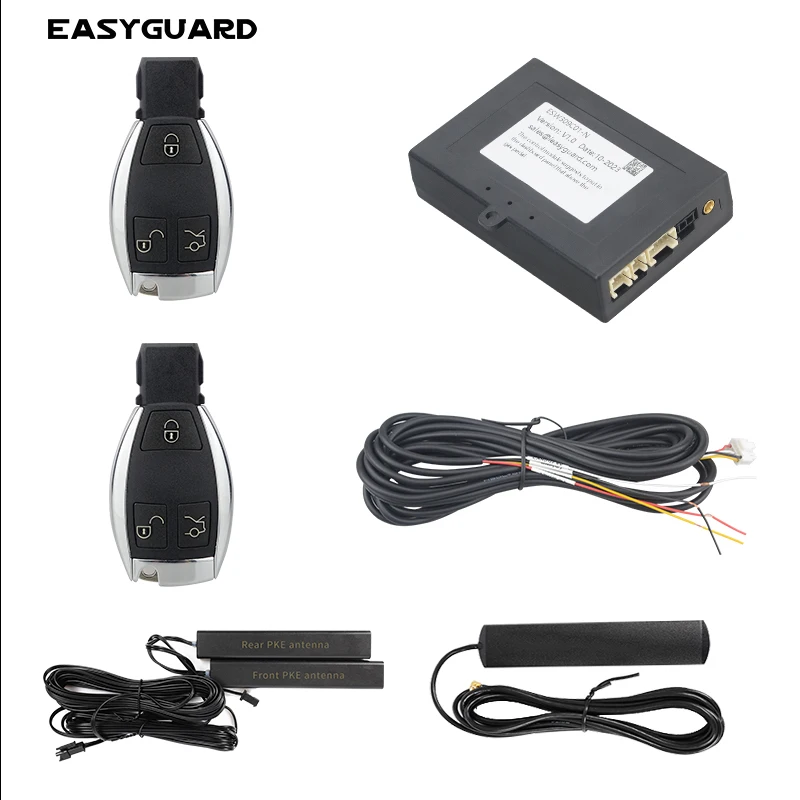 EASYGUARD Smart Key PKE passive keyless entry fit for Benz FBS4 cars with factory OEM push start button AFTER 2014