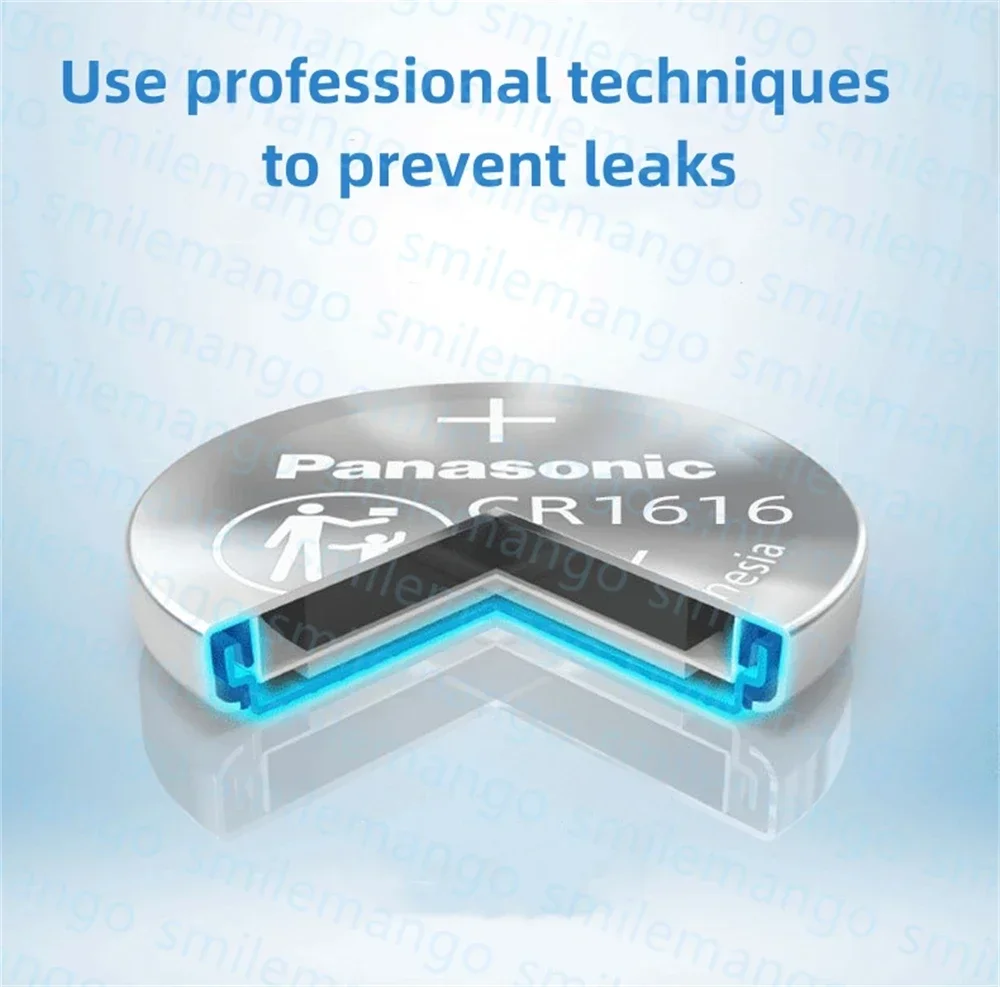 الأصلي باناسونيك CR1616 زر عملة خلية DL1616 5021LC CR 1616 3 فولت بطارية ليثيوم لمشاهدة آلة حاسبة عن بعد مفتاح السيارة #3