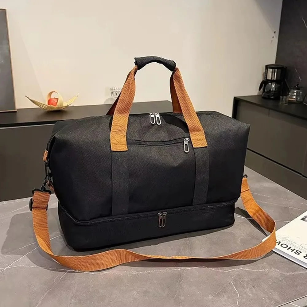 

New With Shoe Compartment Travel Gym Bag Multi-Pocket Lightweight Duffle Gym Bag Water-Resistant Fitness Bag Travel
