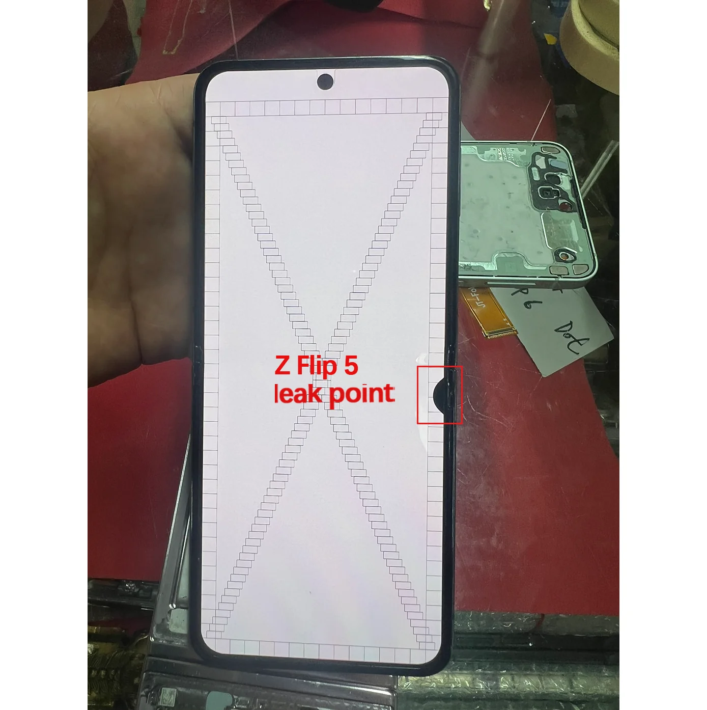AMOLED has defect LCD For Samsung Galaxy Z Flip5 /F7310/W7024 Display Screen Display Touch Screen With Frame Digitizer Assembly image 3