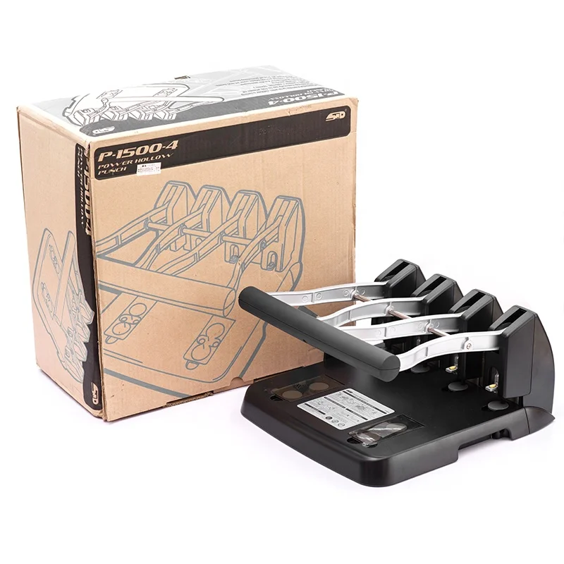 P1500-4 Professional Factory Promotional 150 Sheets 4 Holes Puncher Heavy Duty 4 Hole Punch