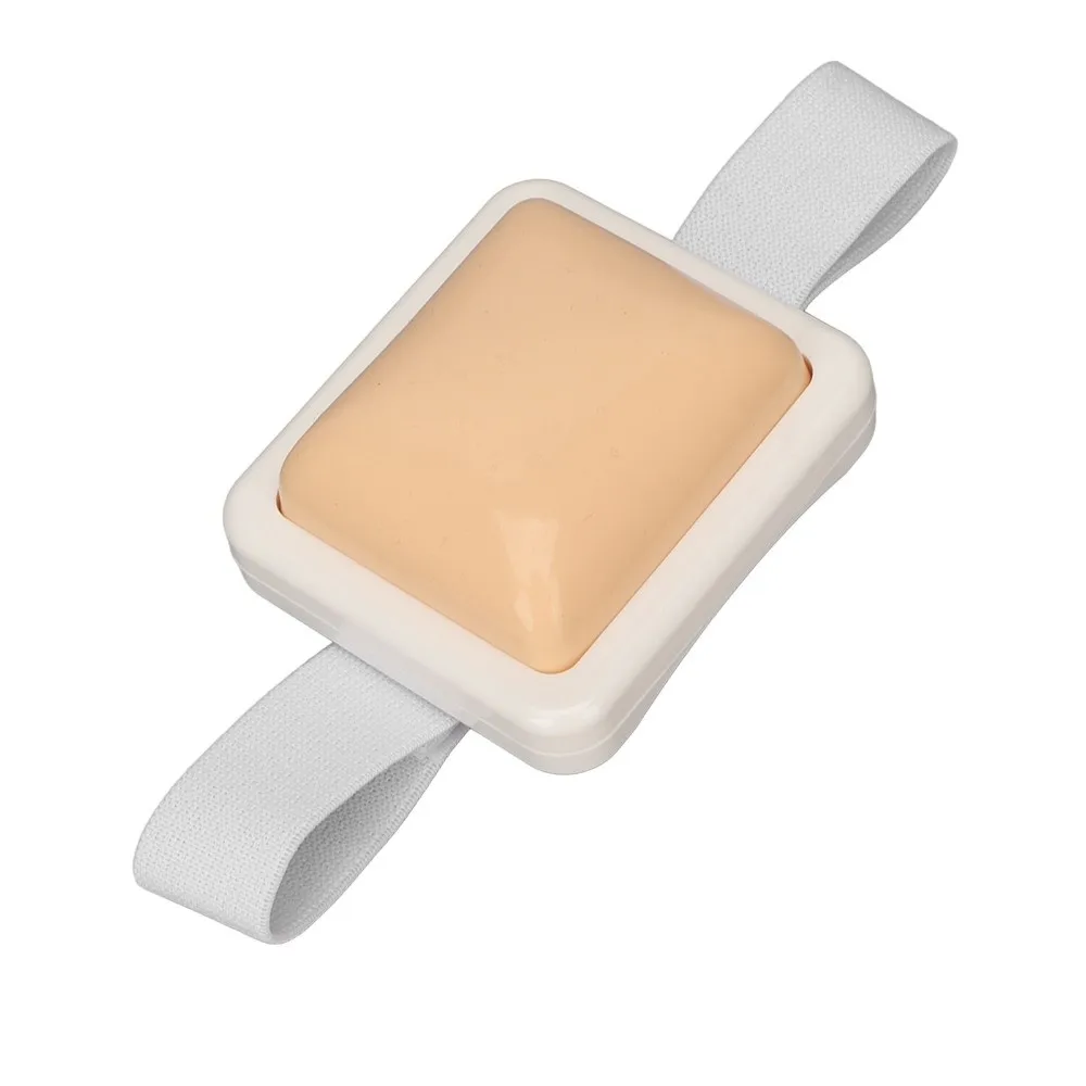 Wearable Injection Training Pad Elastic Band Simulation Human Skin IV Practice Pad Silicone Suture Training Simulator
