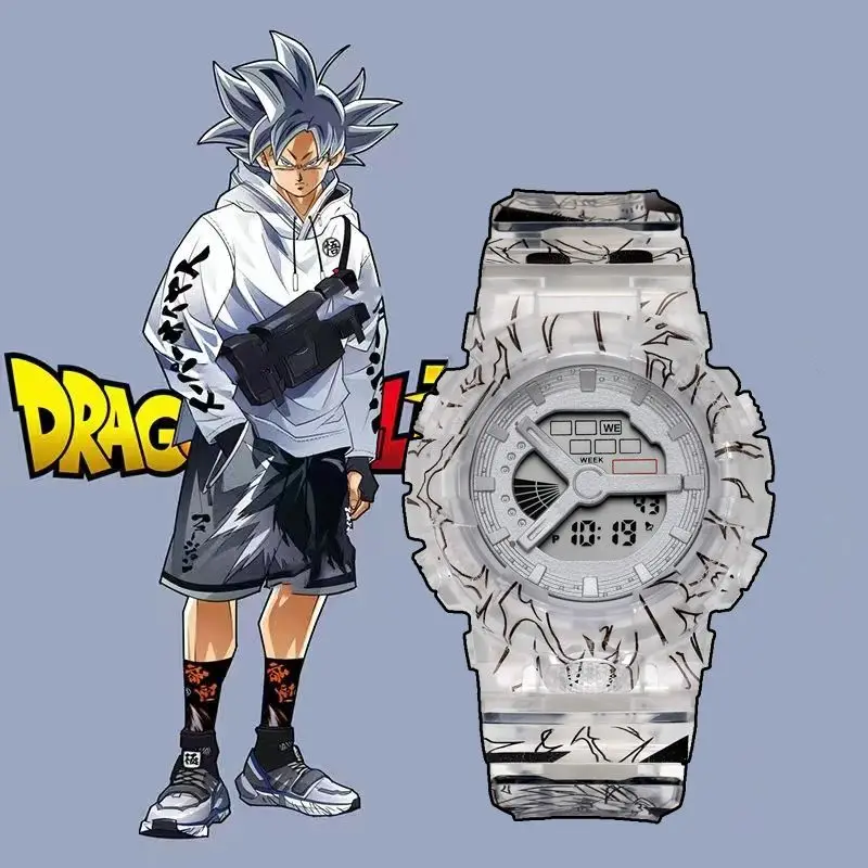 Dragon Ball Son Goku cartoon LED Digital Watch Multifunction Men women Fitness Sport Electronic Watches Children birthday Gifts