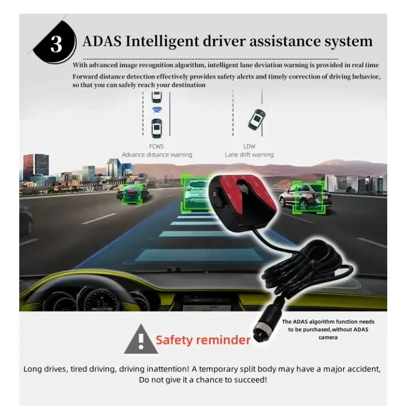 HD 1080P AI 8CH MDVR 4G WiFi GPS 8チャンネル SD HDD BSD ADAS DMS ブラックボックス ビデオレコーダー 車載用 モバイルDVRシステム