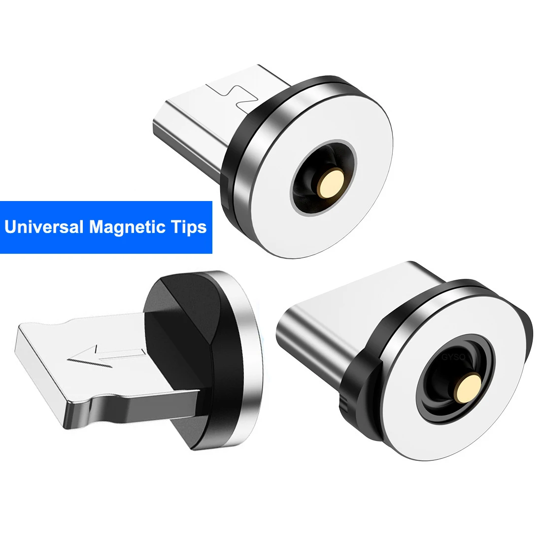 

Universal 14th Generation Magnetic Cable Plug Round Fast Charging Adapter Tips For iPhone 14 Samsung Huawei Xiaomi Magnet Charge