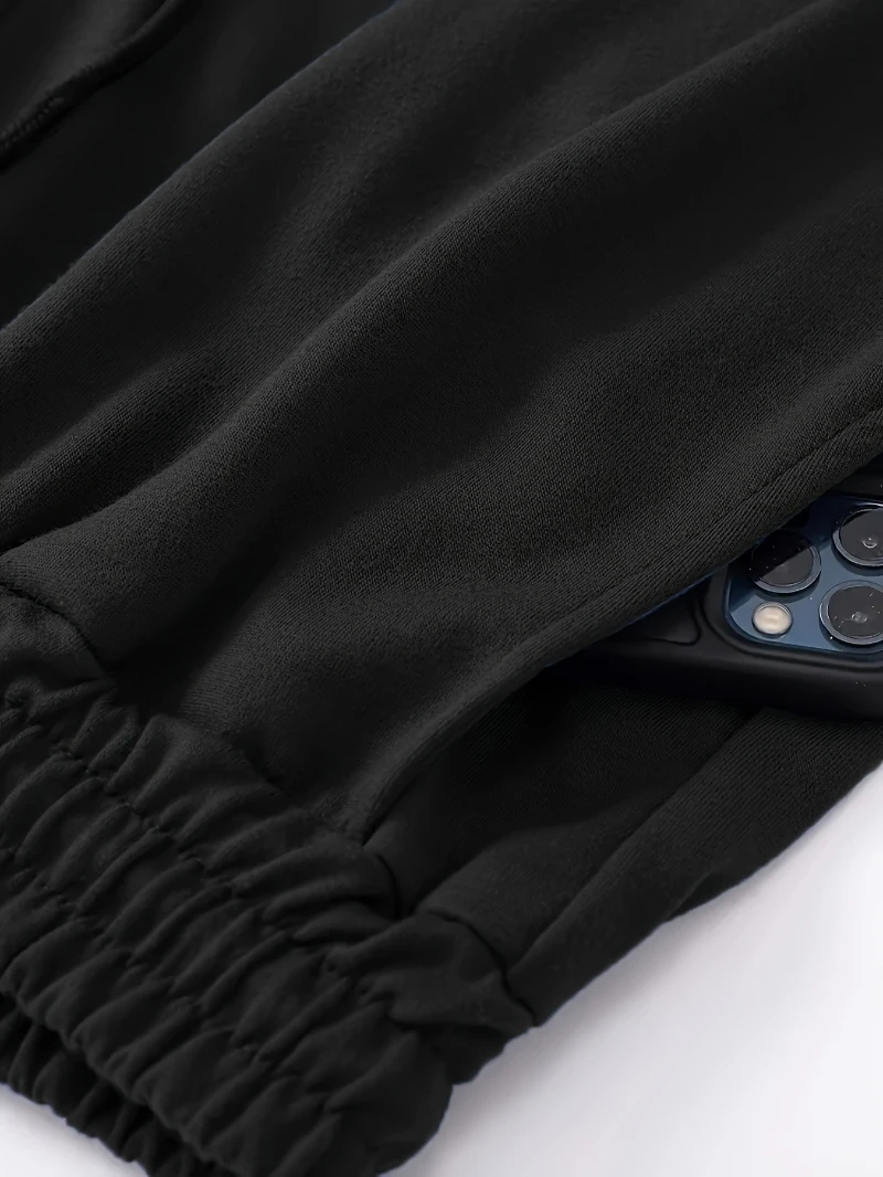 Ignite Calça esportiva casual com estampa exclusiva de caveira e cobra, com cordão e design de perna reta perfeito em um estilo de rua moderno