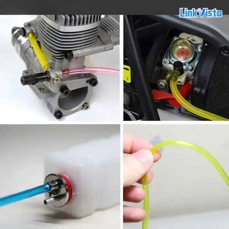 Heavy-Duty Petrol & Gas Hose Line - 8 Sizes (2x3.5mm-7x10mm) in 2/5/10M Lengths for Outdoor Power Tools and Plumbing Plumbing