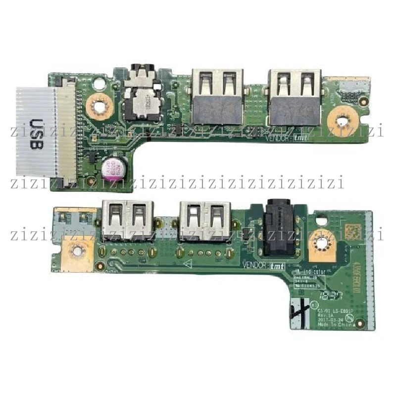 Placa de Audio USB para Portátil Acer Aspire 3 A315-53 A515-41 A515-51 A515-51G A615-51, Panel de Audio USB LS-E891P