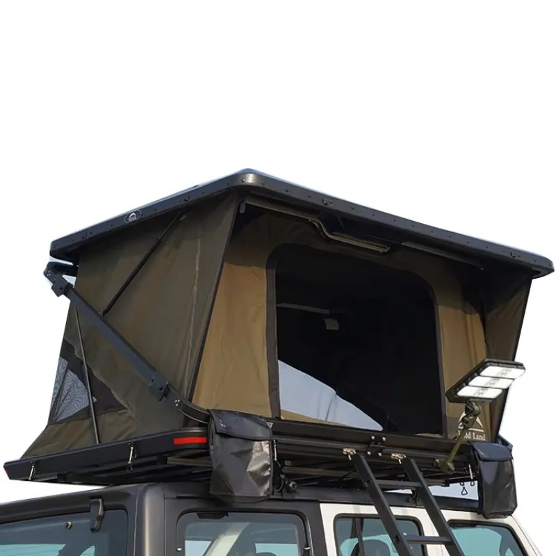 Auto Adventure Cruiser 4WD Outdoor Hard Shell Overland Offroad Camping Car Defender Roof Top Tent