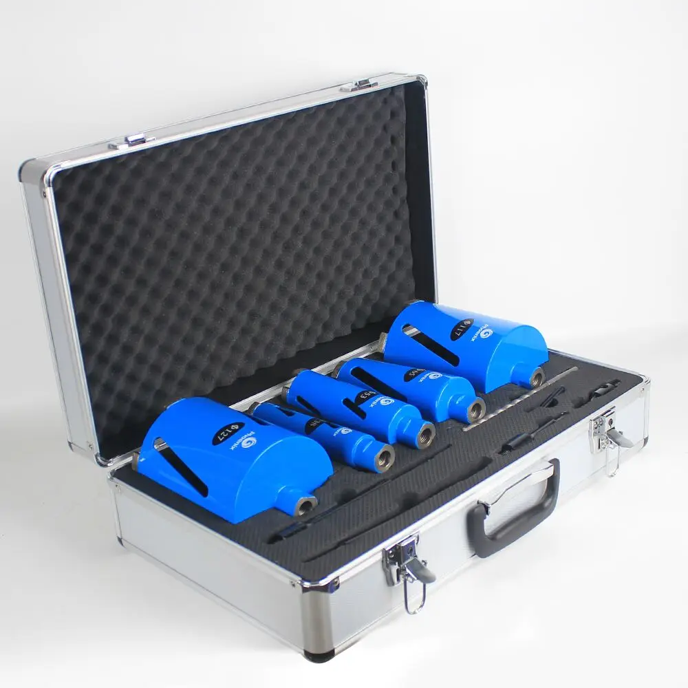 Juego de brocas de núcleo de diamante M16 para grifo de pared de hormigón, Kit de cortador de sierra perforadora de aire acondicionado