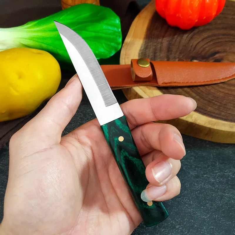 Stainless Steel Kitchen Knives Barbecue Steak Cutting Cleaver Boning Paring Utility Knife with Gift Sheath