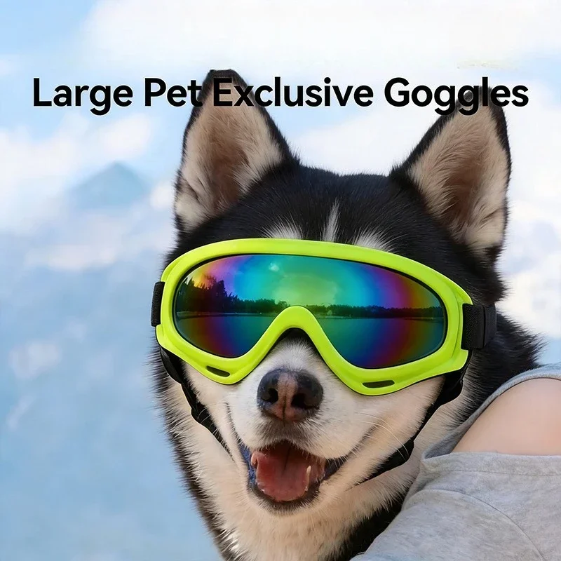 

Eco-Friendly Tough Pet Dog Goggles Anti-UV Impact Resistant Sunglasses Lining Adjustable Buckle Pet Eye Glasses