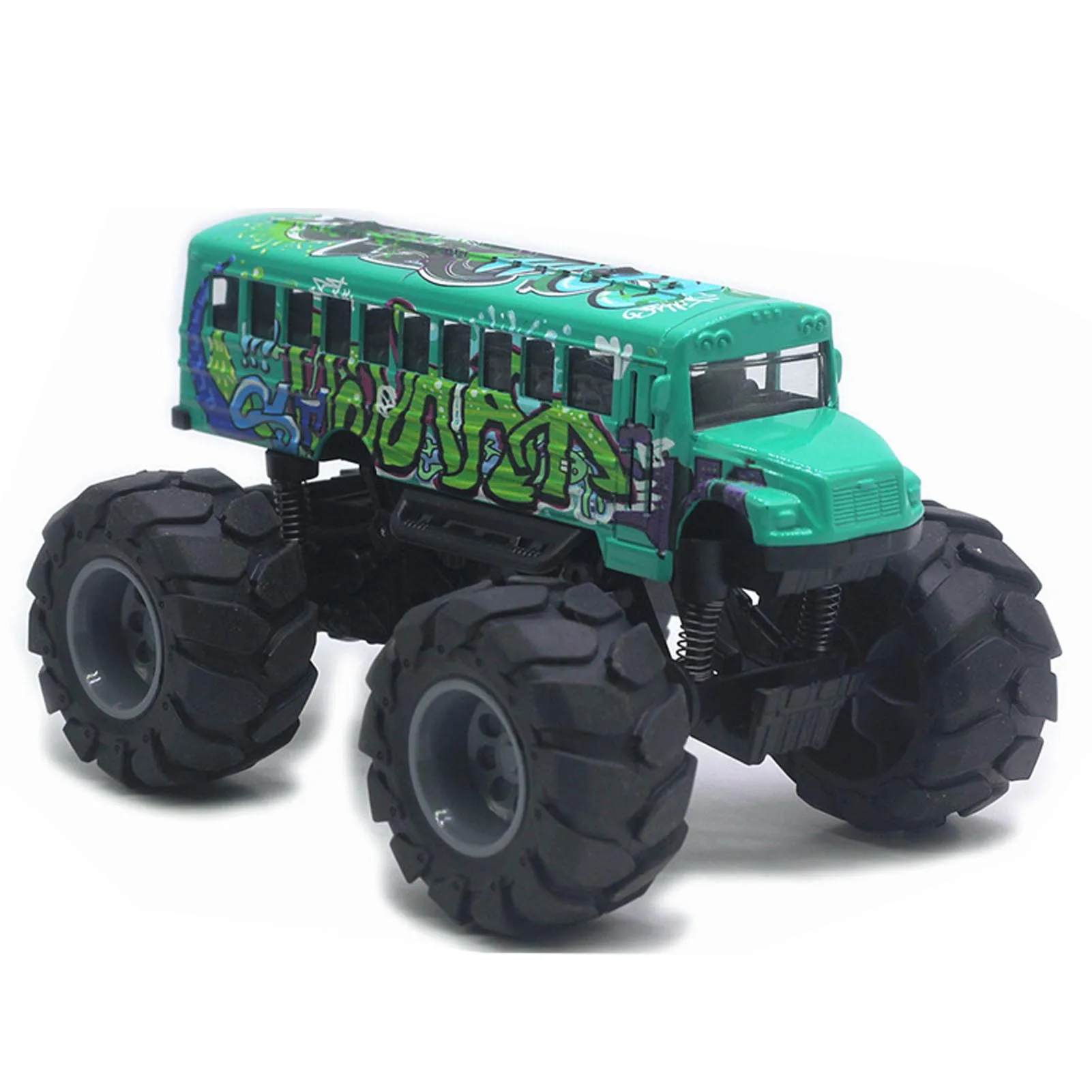 Legierung Schulbus Zurückziehen Modell Junge Spielzeug Bus Auto Griff Zwischen Reifen Und Boden Macht Bus Spielzeug Für Reibungslos Und Feiertage