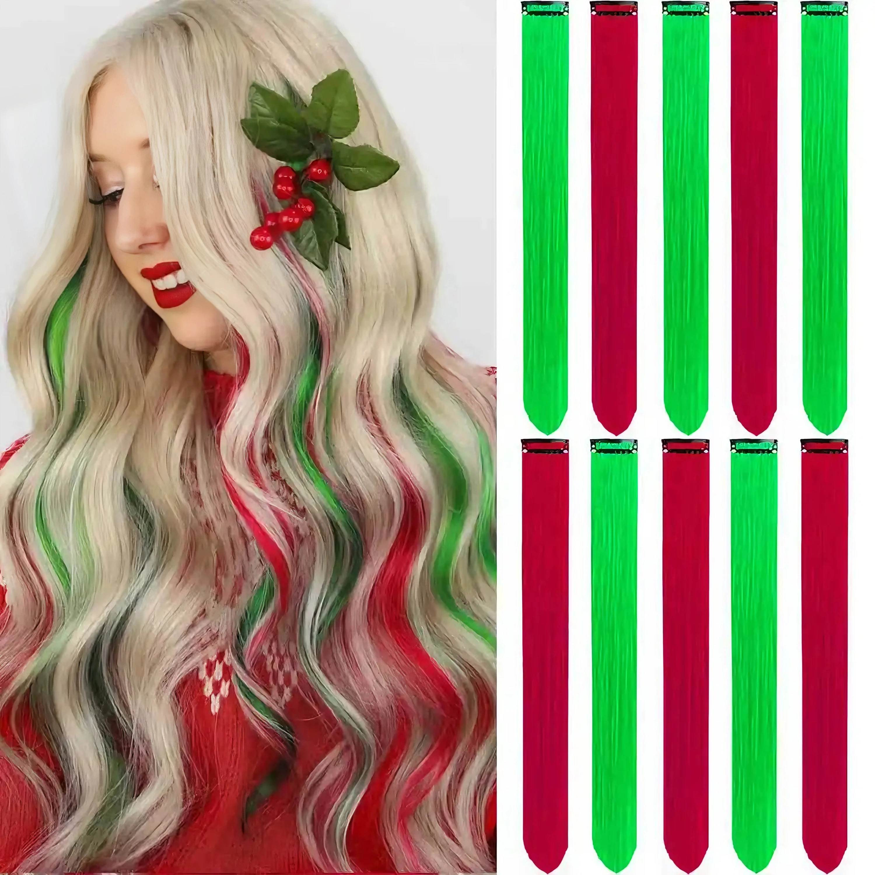 

Cosplay Anime Synthetic Clip In Wigs | 18 Vibrant Colors Glueless Heat Resistant Wigs For Comic Con & Character Restoration