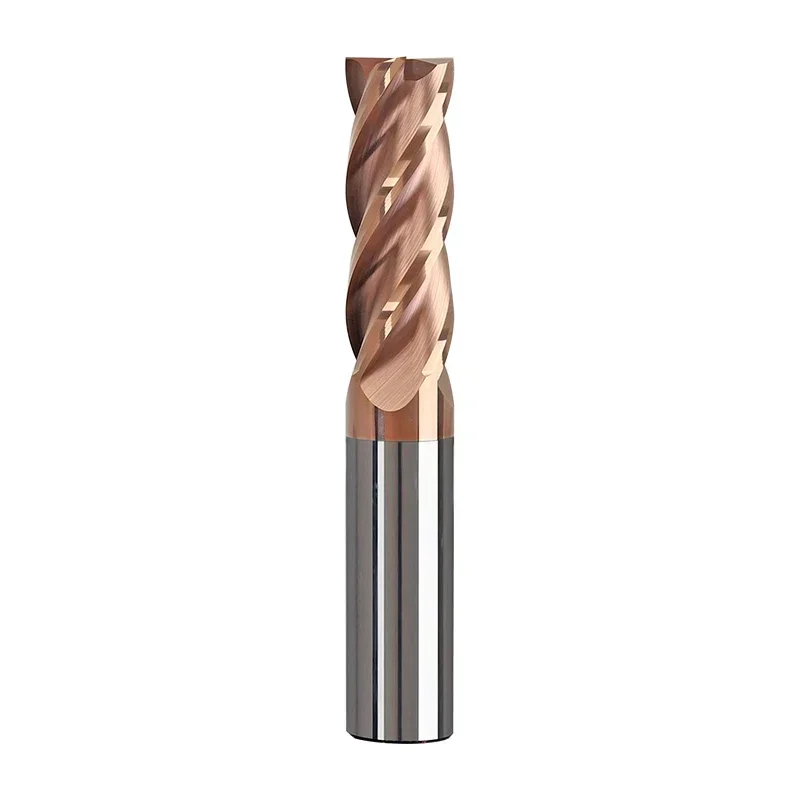 Chowmaster HRC55 Carbide End Mill 4 Flute Coated Tungsten Steel Endmill for Steel CNC Tools 3 4 5 6 8 10 12 14 16 18 20mm Shank
