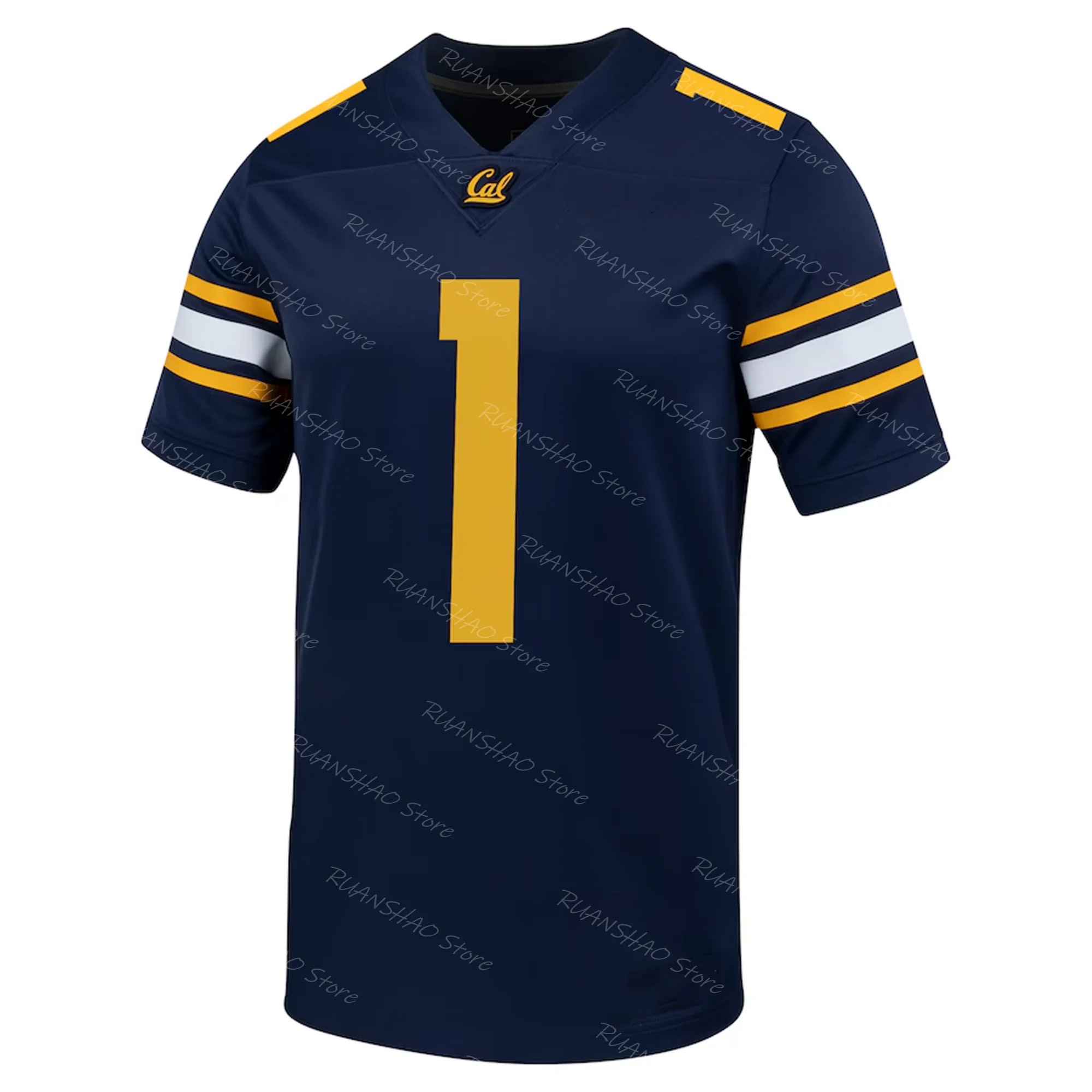 2024 Autumn New Arrive Style acc Sport T-Shirt Men Women #1 Navy Cal Bears Untouchable Football jersey Fan Edition Cool Top Tee