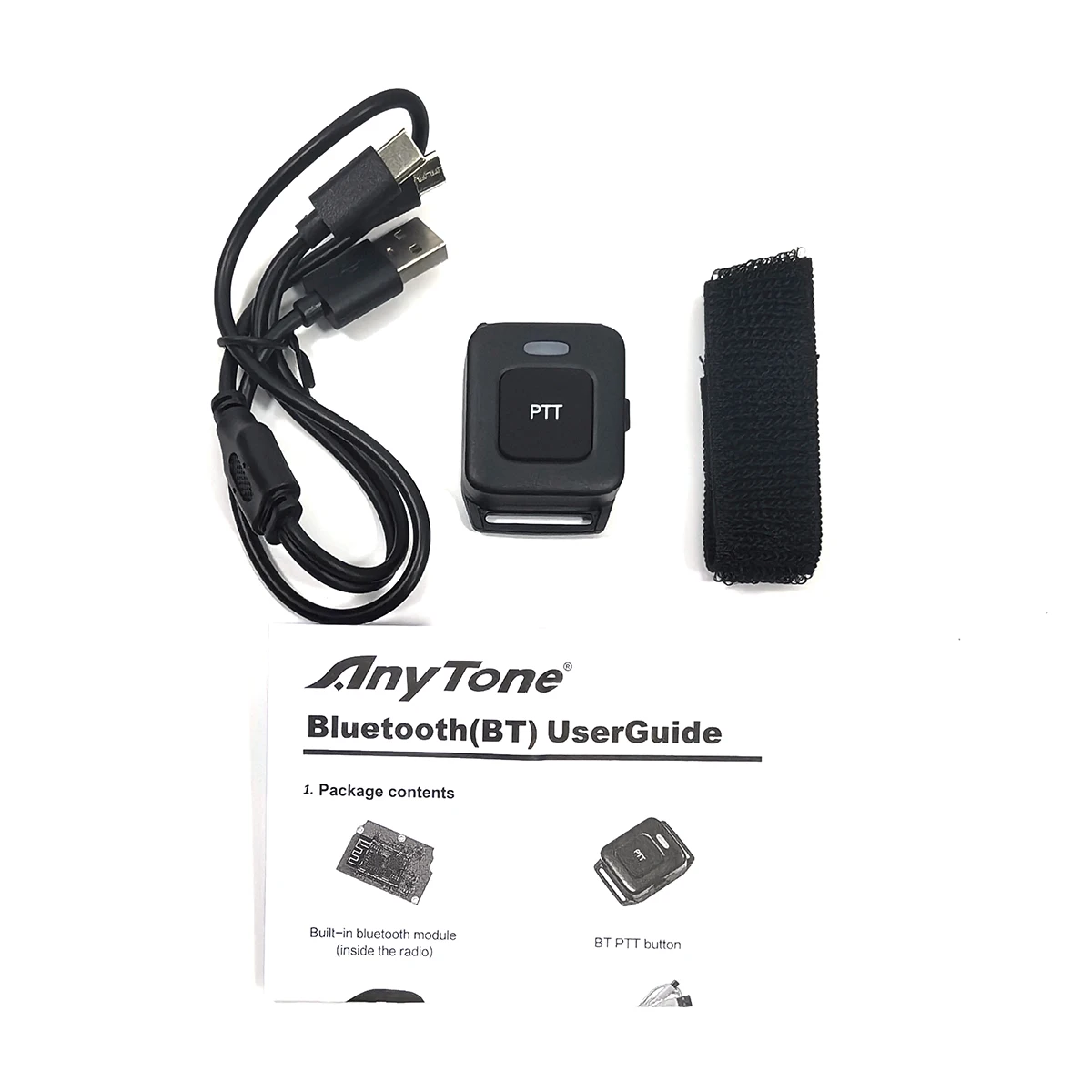 Anytone Bluetooth-PTT BP-02 for AT-D878UV Plus AT-D578Pro GPS APRS DMR Two Way Radio Wireless PTT view 5