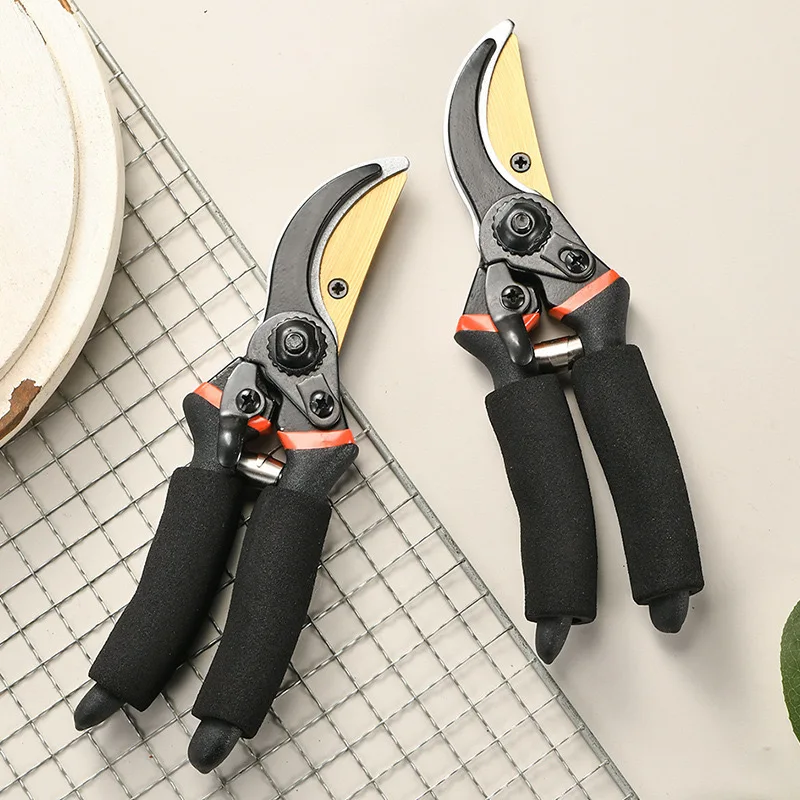 1pc Garden shears for cutting branches Steel shears for garden fruit tree flower repair household thick branch pruning scissors