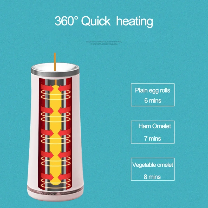 غلاية بيض كهربائية متعددة الوظائف ، آلة صنع لفائف البيض من العجة ، غلاية بخار منزلية ، طباخ للإفطار ، أداة طبخ ،