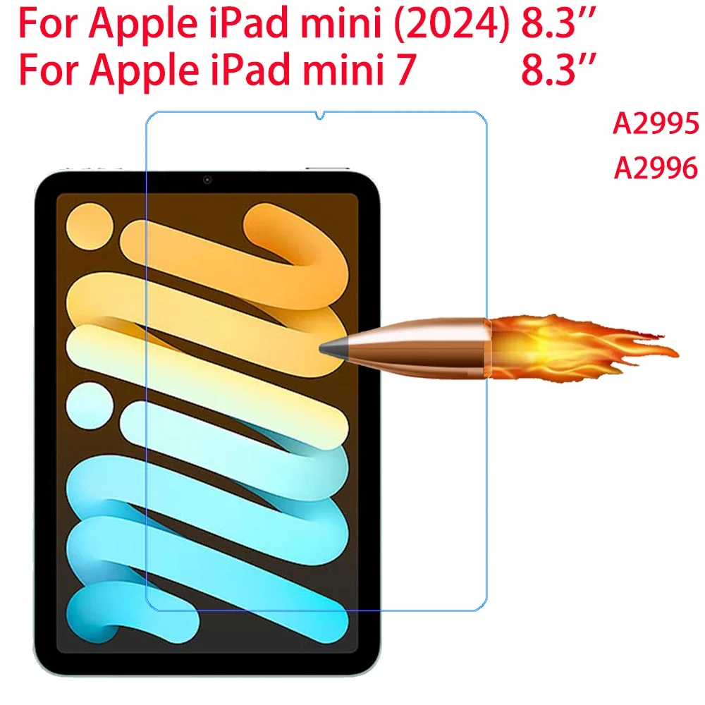 Tempered Glass For Apple iPad Mini 7 2024 8.3 inch Protective Film For iPad Mini 2024 8.3