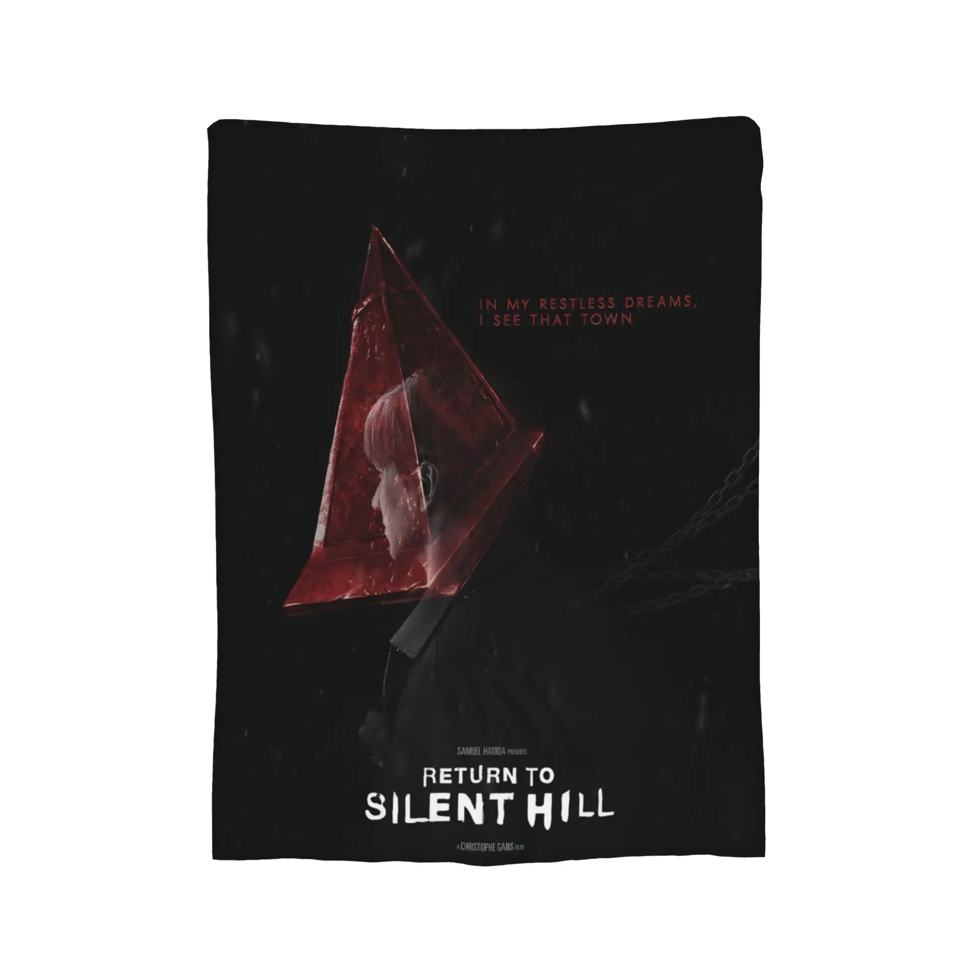 عودة مريحة إلى فيلم سايلنت هيل 2026 ملحقات بطانية غرفة ديكور رمي البطانيات الصوف الناعم للمكتب #3