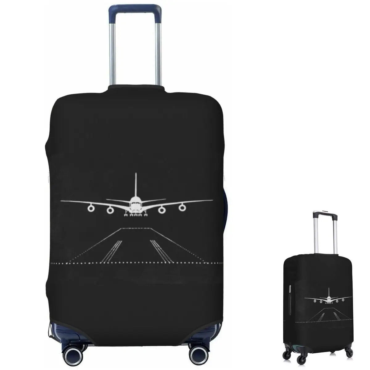 Airplane Pilot Suitcase Cover Protection Elastic Trip Luggage Protector Covers for 18-32 Inch