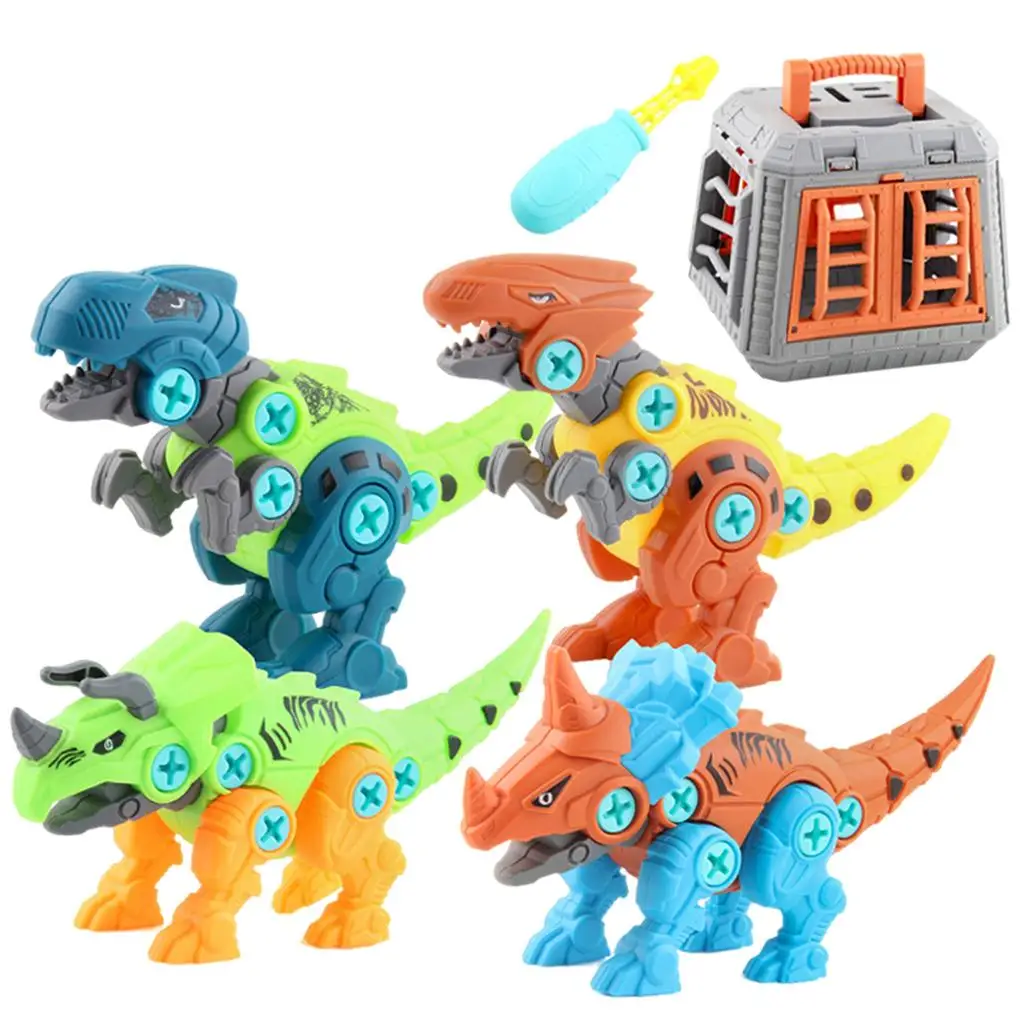 Dinosaur Toys with Screwdriver Learning Stem Playset for Birthday