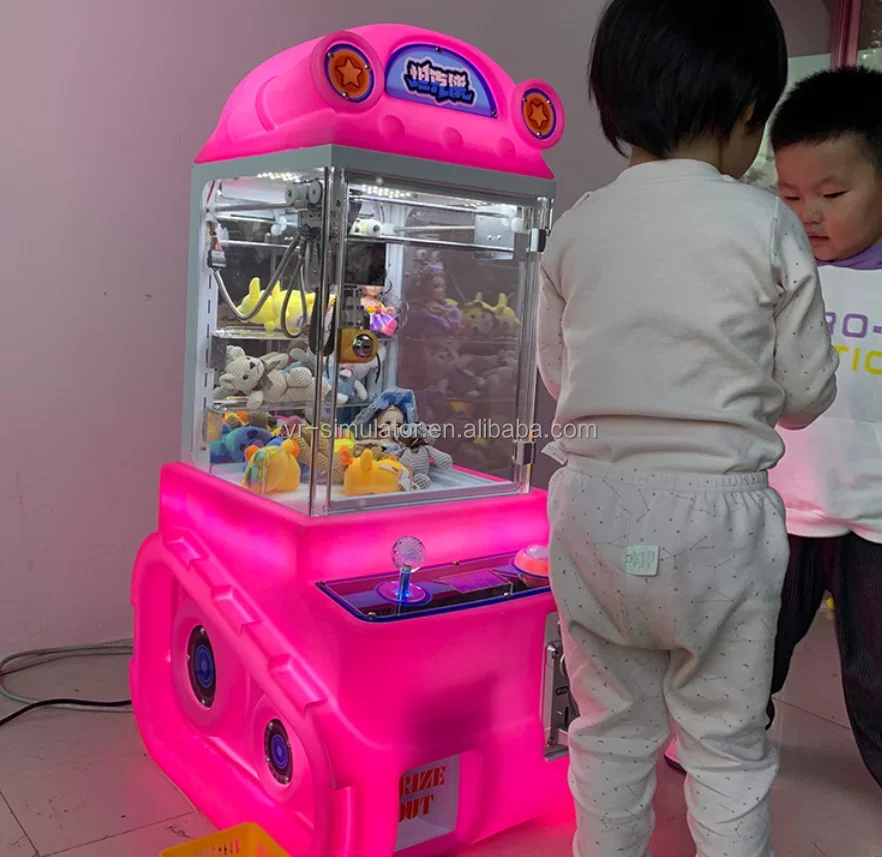 2022 Children Mini model grab doll machine boutique gifts machine tank claw doll crane game machine