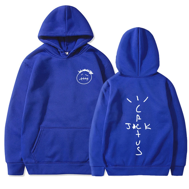 Sudadera con estampado de Cactus Jack para hombre y mujer, Jersey informal de moda Harajuku, ropa de calle fresca, Travis Scott