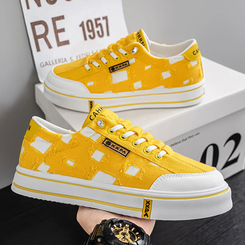 

Spring and summer men's shoes, low cut canvas shoes, board shoes, casual trendy shoes, men's shoes, versatile trendy shoes