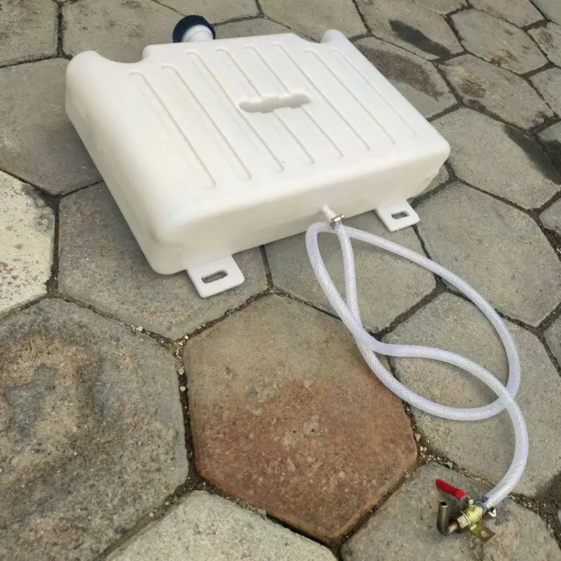 17L Truck Mounted Hand Washing Water Tank With 1M Hose And Faucet Water Storage Water Tank Vehicle Mounted Back Type Water Tank