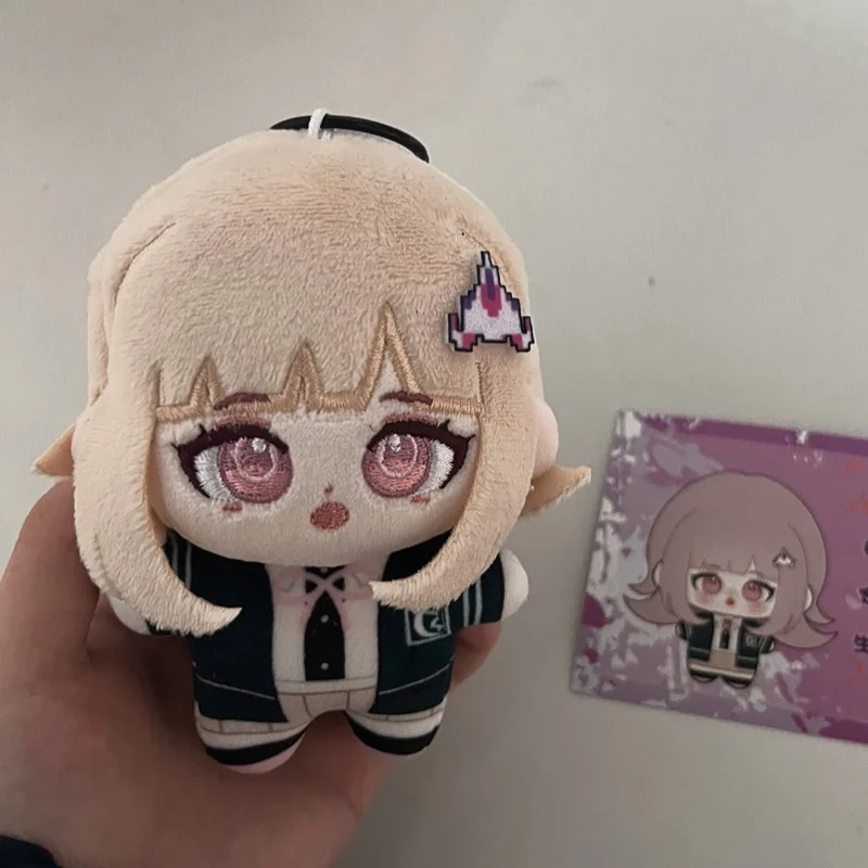 Danganronpa Nanami Chiaki Starfish Body Squeaky Doll Palm Toy Jeans Belt Clip Hang Plush Pendant Desk Display Toy Christmas Gift