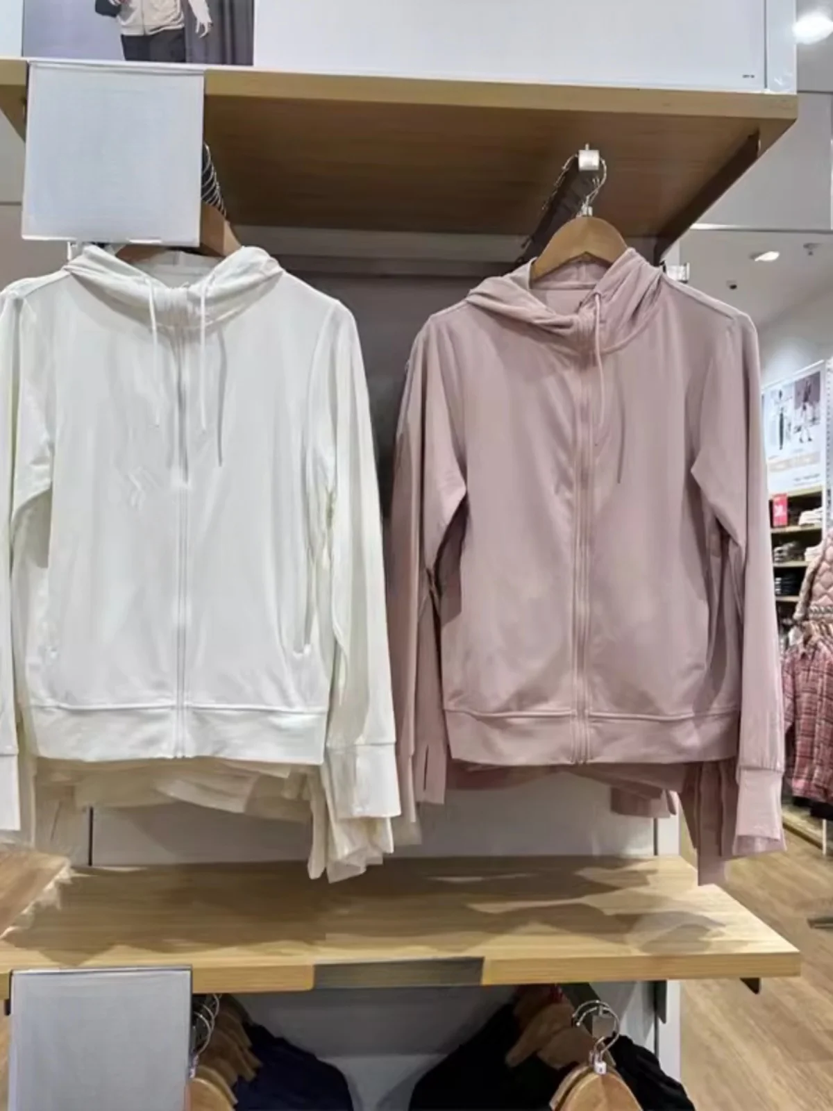 

Japanese Style Women's Sun Protection Clothing UV Protection Mesh Zipper Hoodie Cool Feeling Sporty Outerwear Fashionable